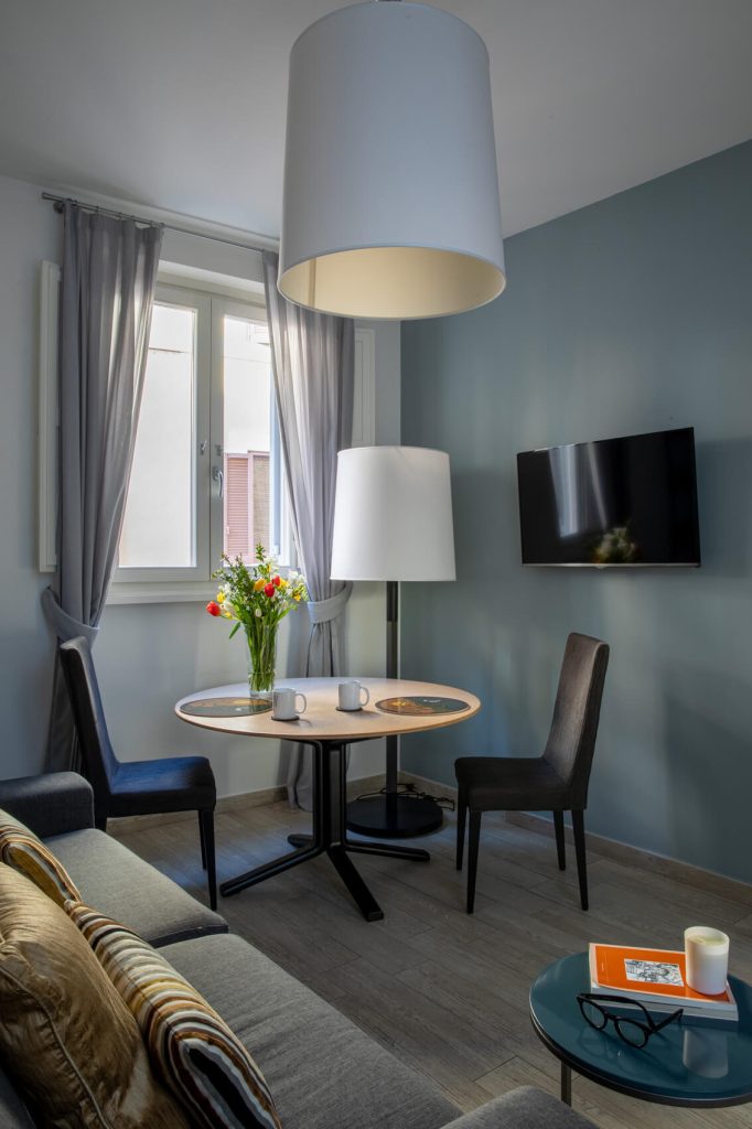 Salotto dell'appartamento superior Parbleu - Casa vacanze a Roma centro