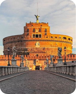Castel Sant’Angelo visto da Ponte Sant’Angelo