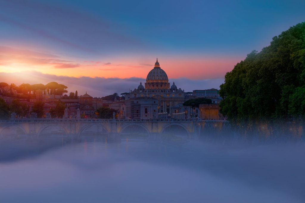 Basilica di San Pietro vista dal Tevere