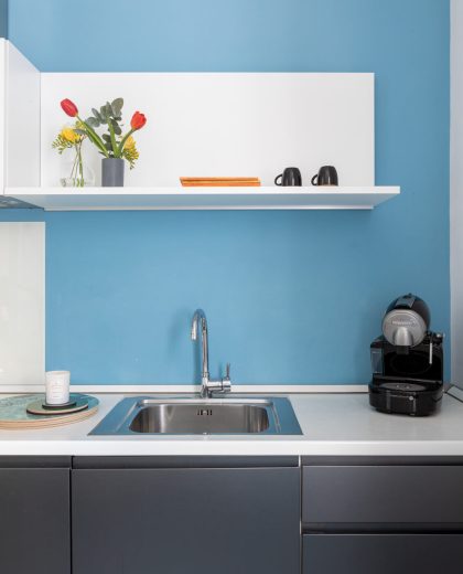 Appartamento per turisti a Roma centro: angolo cottura appartamento deluxe Chez